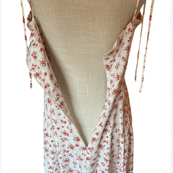 Reformation Bisque Floral Print Mini Dress- 12 - Picture 7 of 14